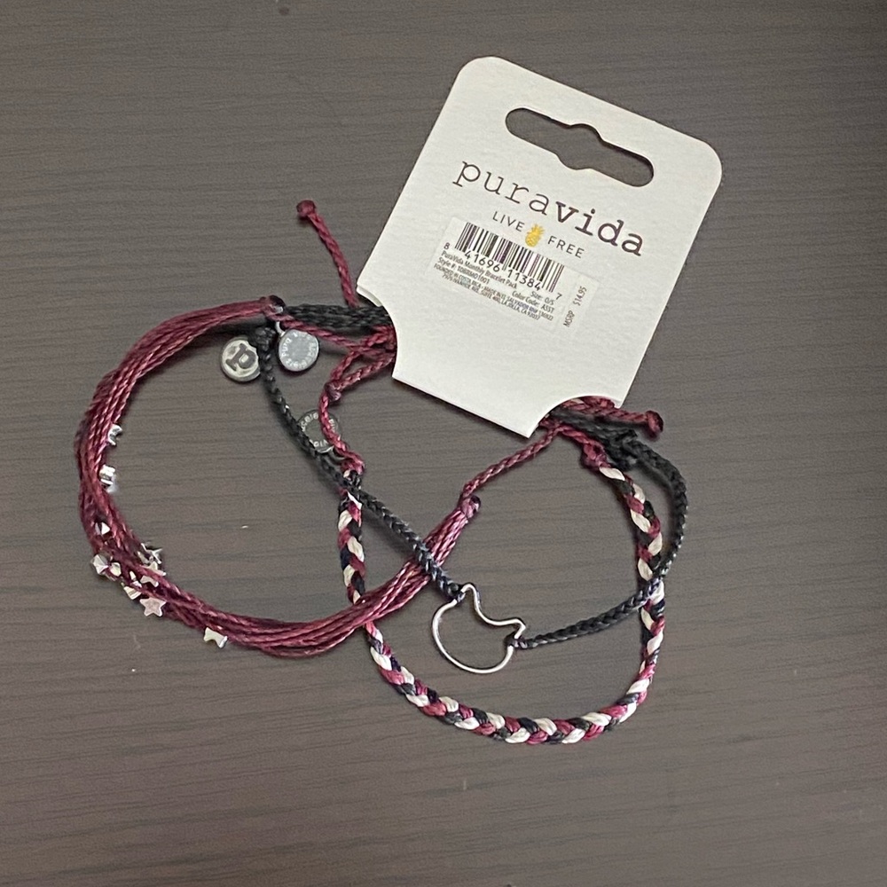 NEW Pura Vida bracelet club Spooky Stack Halloween October 2021 cat stars